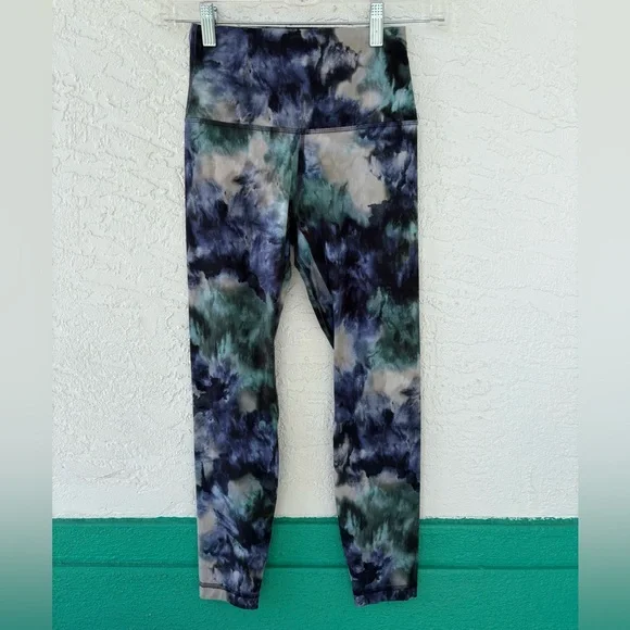 Lululemon Align High-Rise Meteor Wash Print Leggings Pant 25" Size 4 - Picture 1 of 4